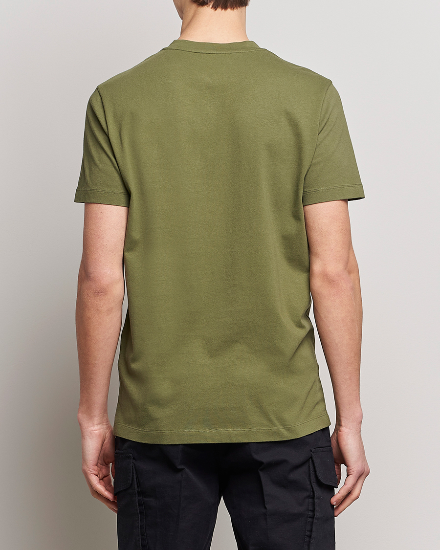 Herre | T-Shirts | Moncler | Lettering T-Shirt Military Green