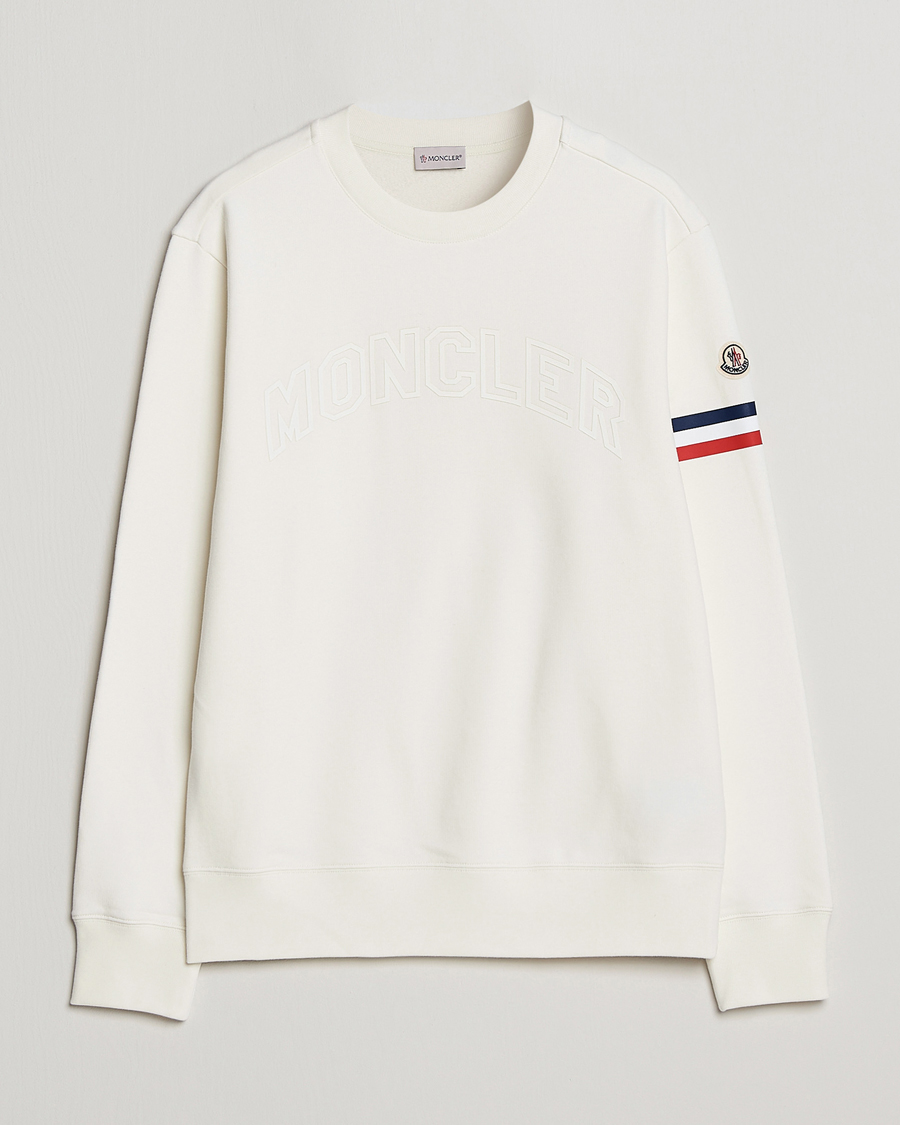Herre | Trøjer | Moncler | Armband Logo Sweatshirt White