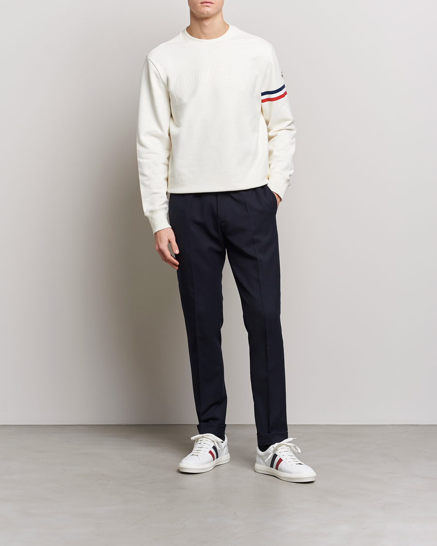 Herre | Trøjer | Moncler | Armband Logo Sweatshirt White