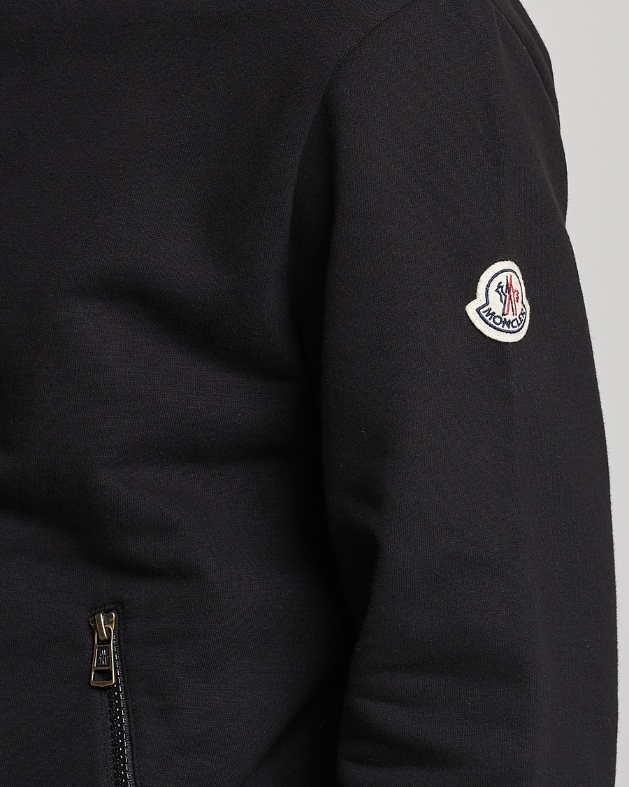 Herre | Trøjer | Moncler | Hooded Zip Cardigan Black