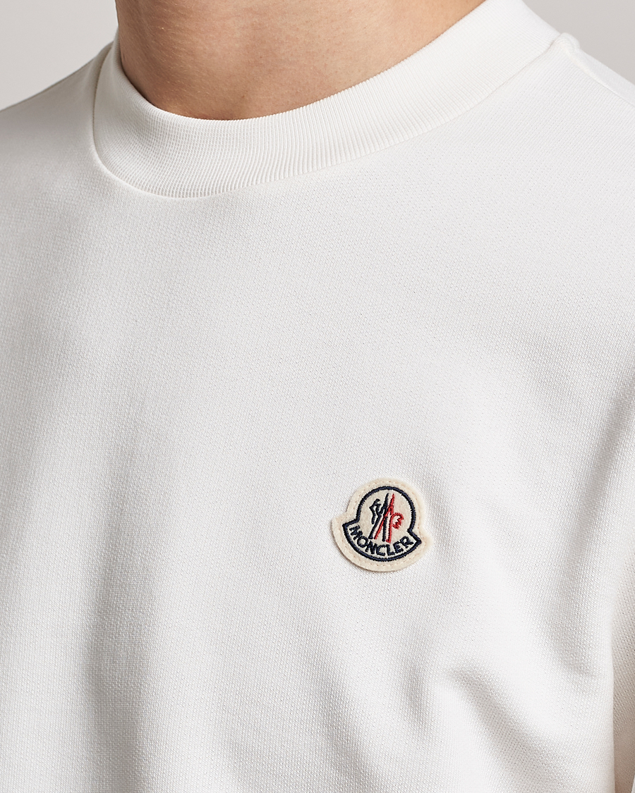 Herre | Trøjer | Moncler | Logo Patch Sweatshirt White