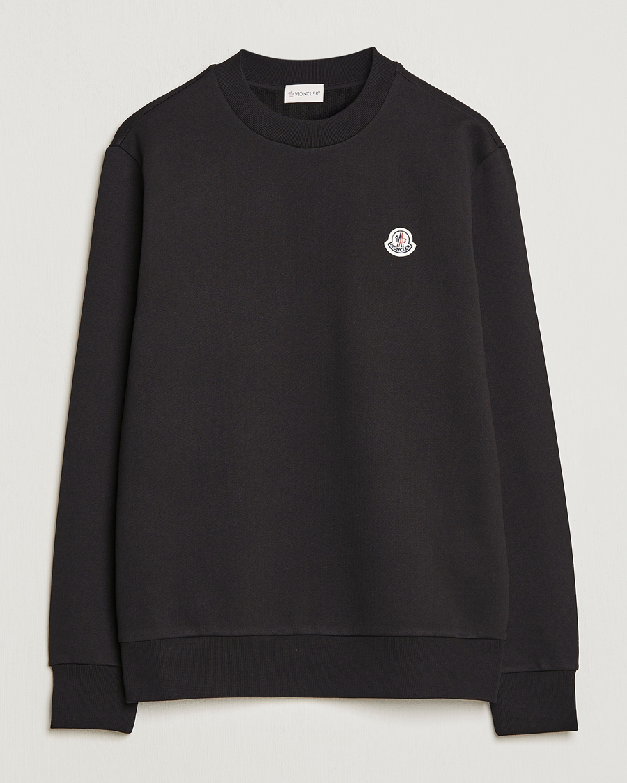 Herre | Trøjer | Moncler | Logo Patch Sweatshirt Black