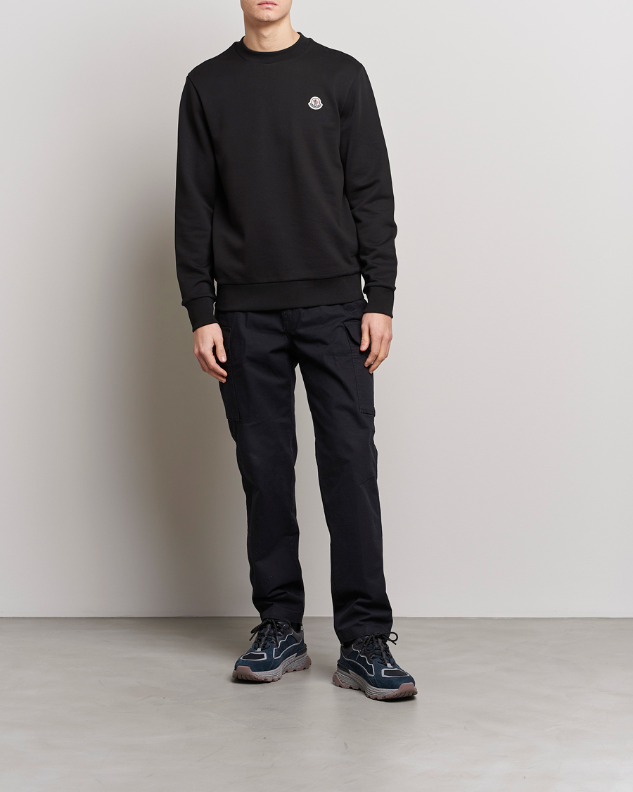 Herre | Trøjer | Moncler | Logo Patch Sweatshirt Black