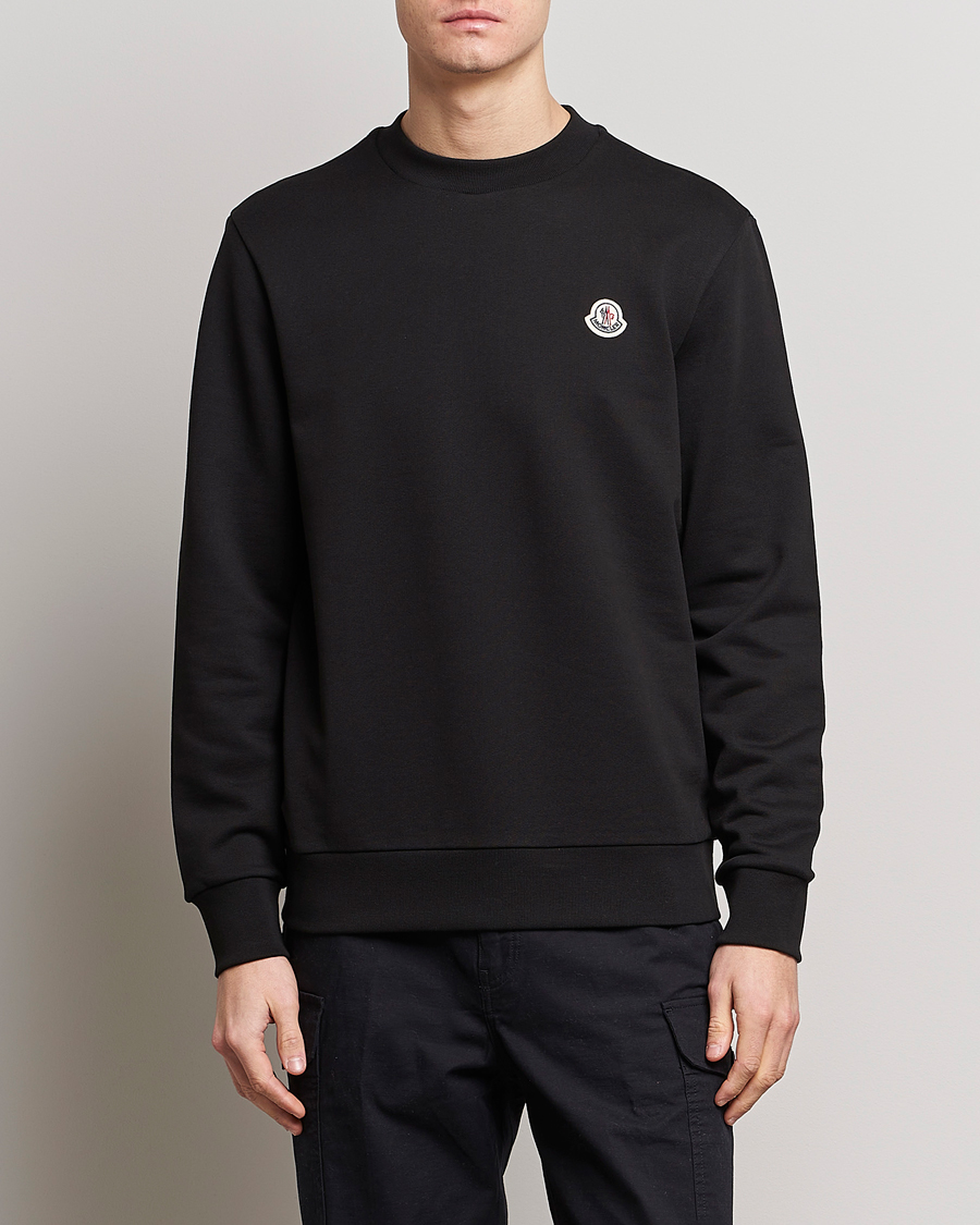 Herre | Trøjer | Moncler | Logo Patch Sweatshirt Black