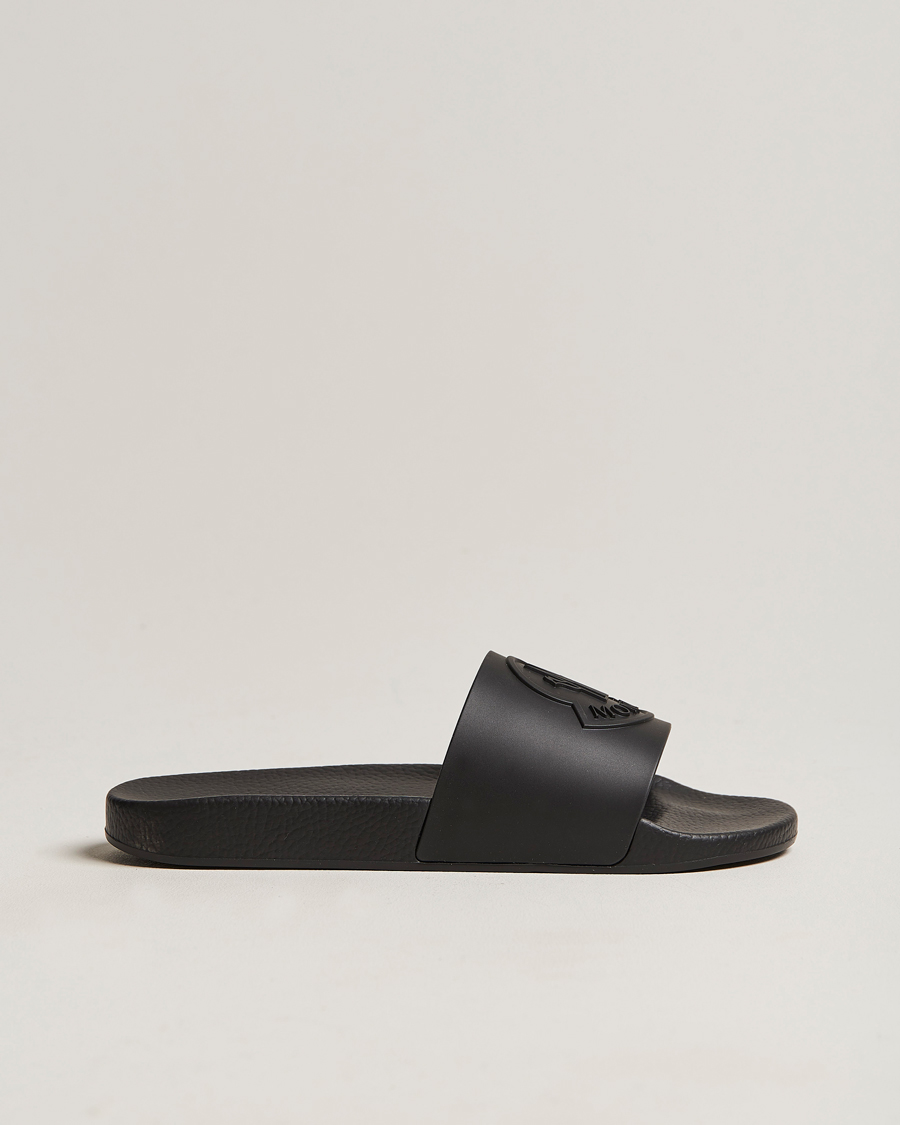 Herre | Moncler Basile Slides Black | Moncler | Basile Slides Black
