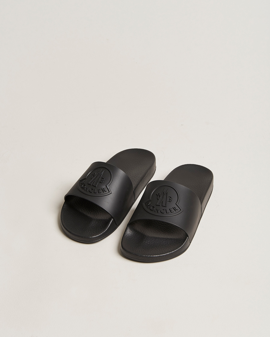 Herre | Moncler Basile Slides Black | Moncler | Basile Slides Black