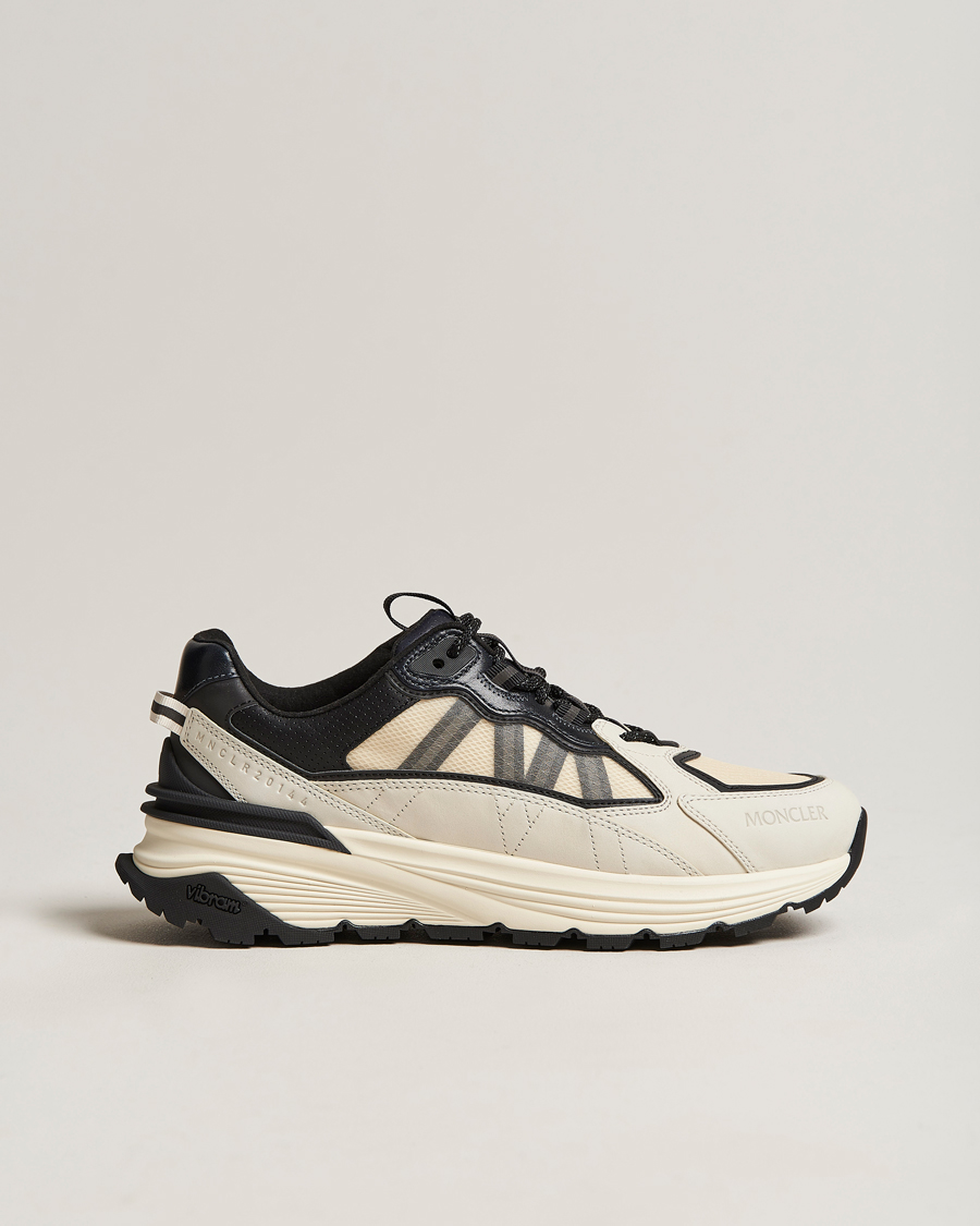 Herre | Moncler Lite Runner Sneakers Black/White | Moncler | Lite Runner Sneakers Black/White