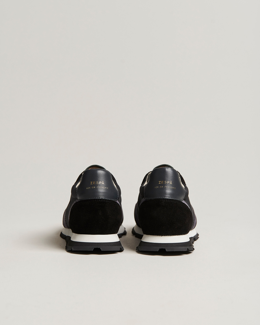 Herre | Zespà ZSP6 Pique Seaqual Running Sneaker Black/Grey | Zespà | ZSP6 Pique Seaqual Running Sneaker Black/Grey