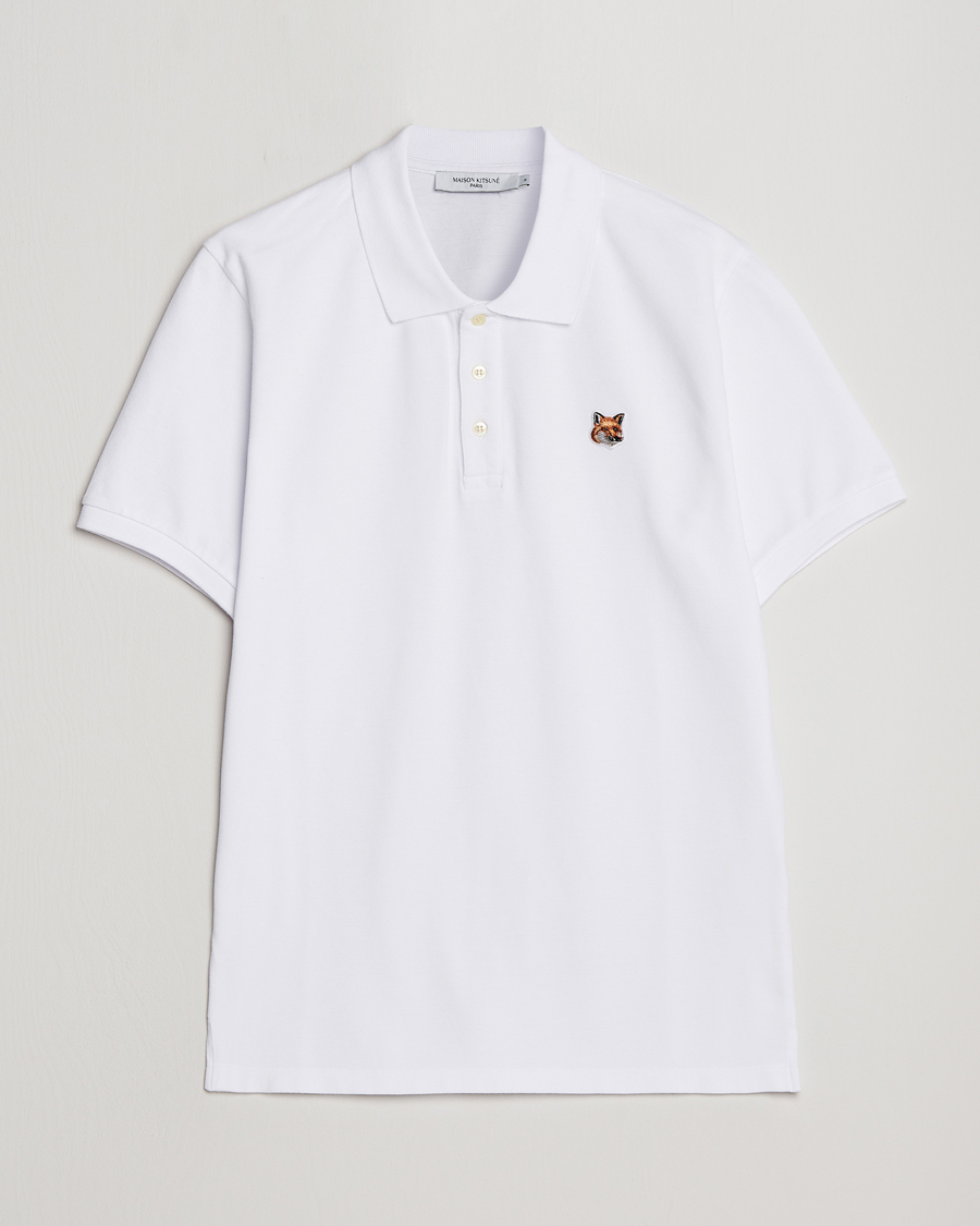 Herre | Polotrøjer | Maison Kitsuné | Fox Head Polo White