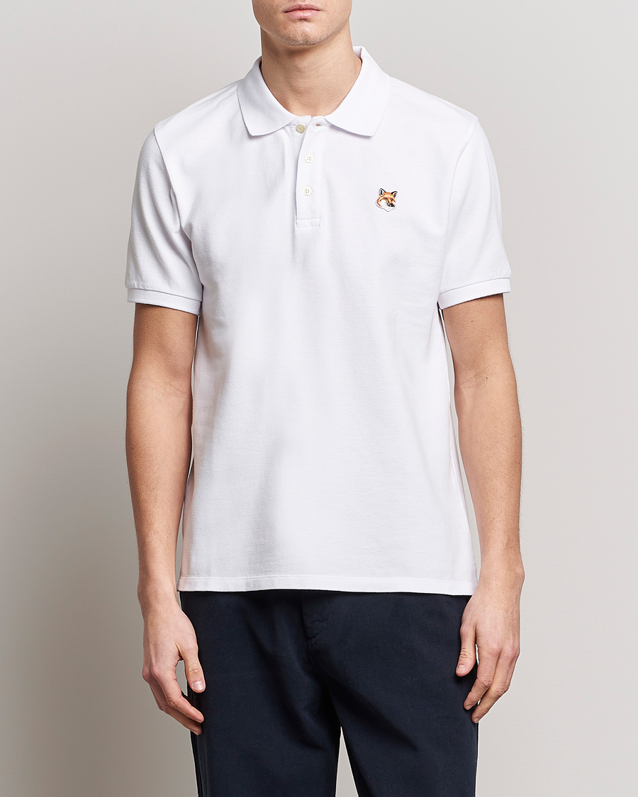 Herre | Polotrøjer | Maison Kitsuné | Fox Head Polo White