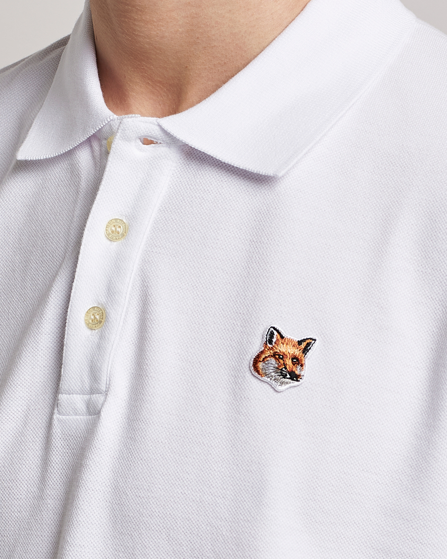 Herre | Polotrøjer | Maison Kitsuné | Fox Head Polo White