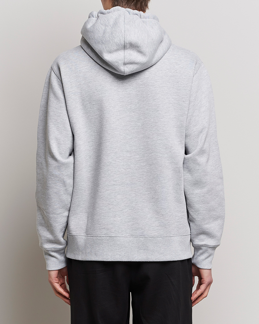 Herre | Trøjer | Maison Kitsuné | Mini Handwriting Hoodie Light Grey Melange