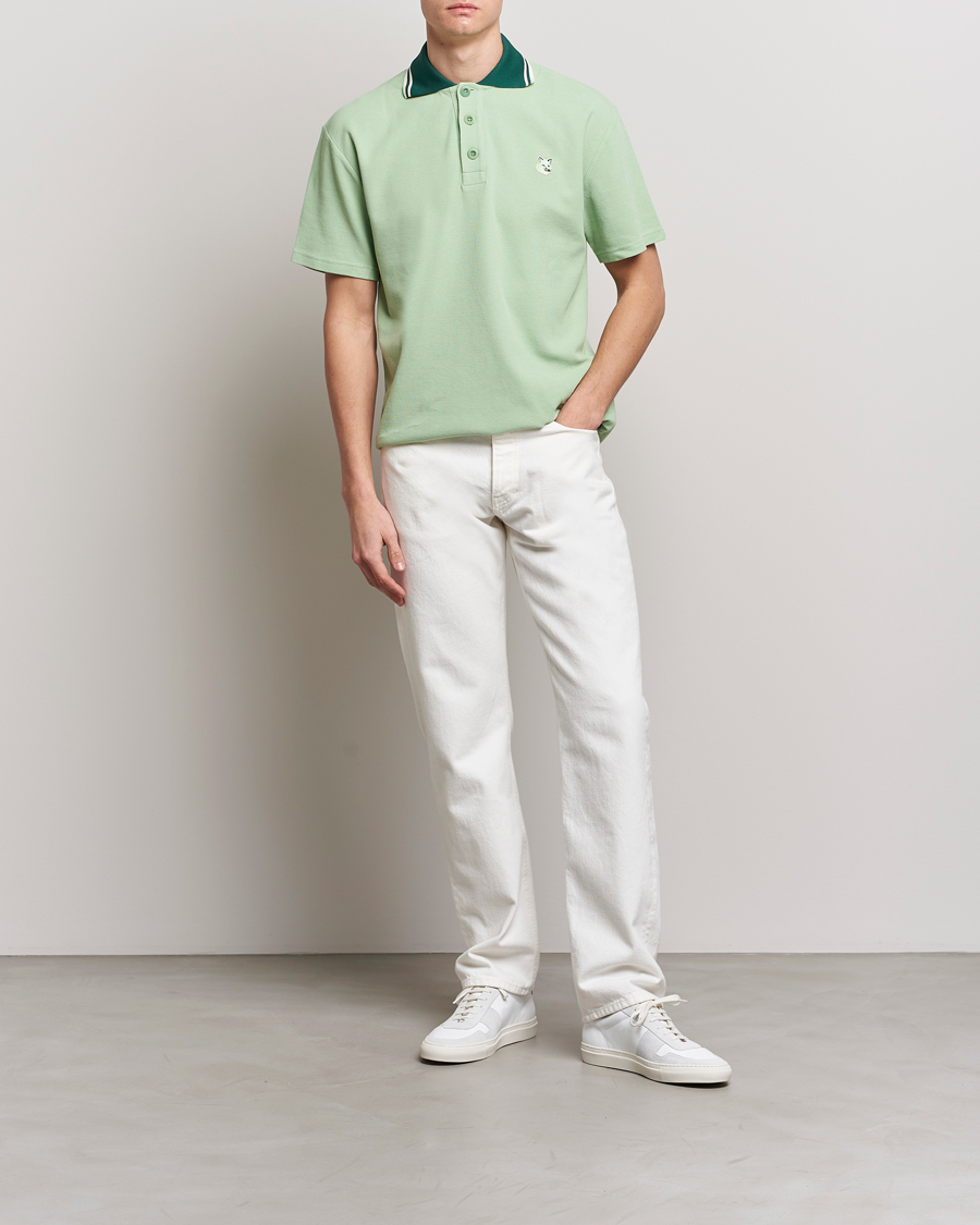 Herre | Polotrøjer | Maison Kitsuné | Tonal Fox Head Polo Mint