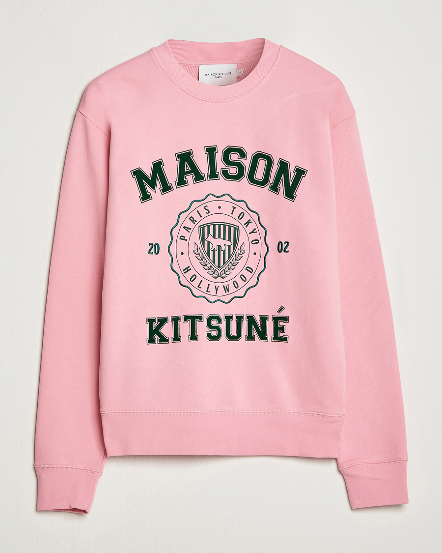 Herre | Trøjer | Maison Kitsuné | Varsity Comfort Sweatshirt Strawberry