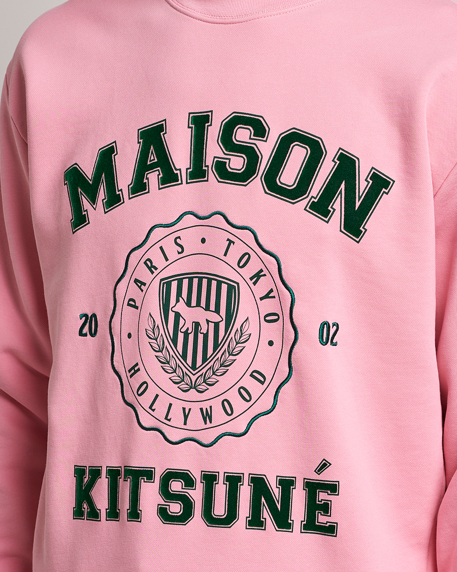 Herre | Trøjer | Maison Kitsuné | Varsity Comfort Sweatshirt Strawberry