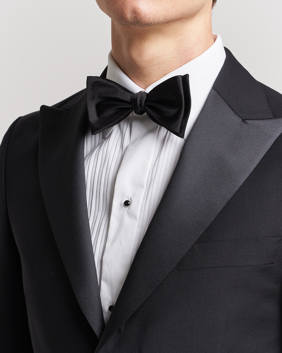 Herre | Silk Self Tie Black | BOSS BLACK | Silk Self Tie Black