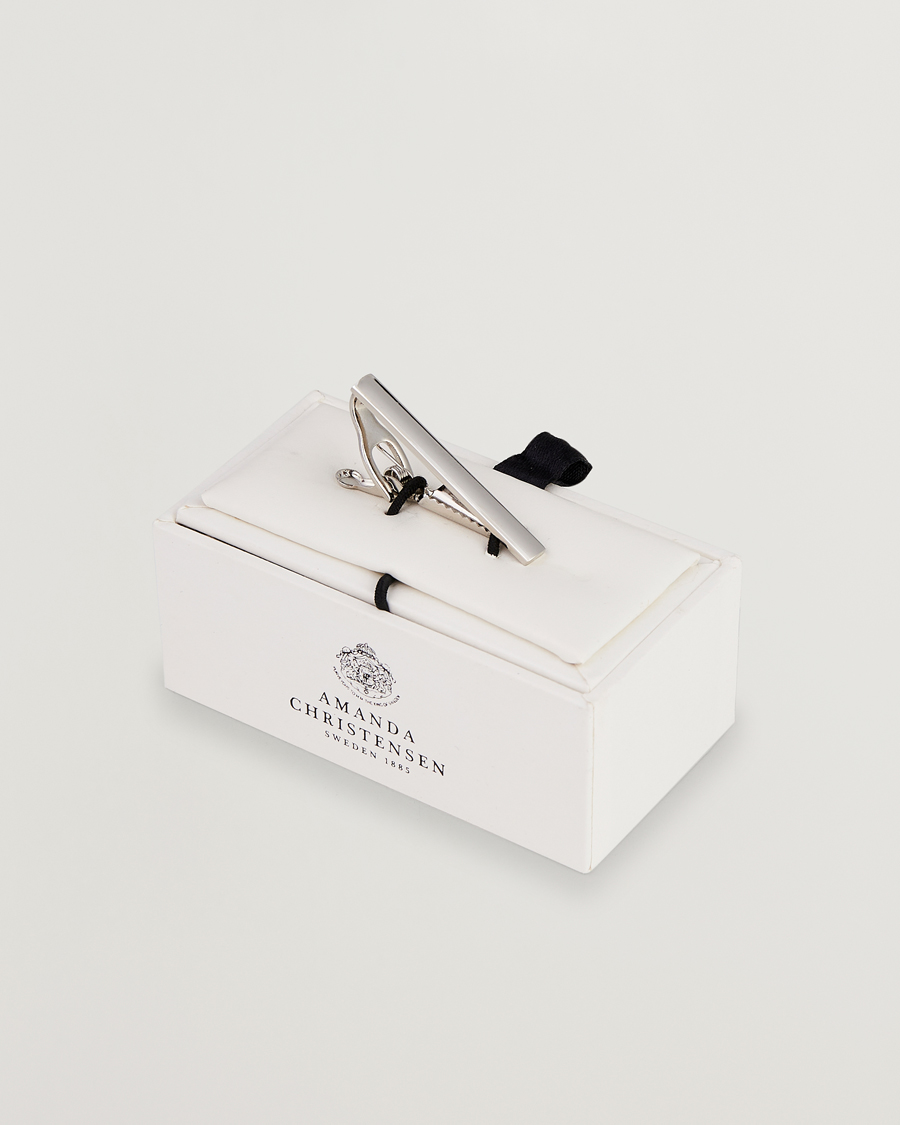 Men | Tie Clips | Amanda Christensen | Tie Clip 4 cm Silver