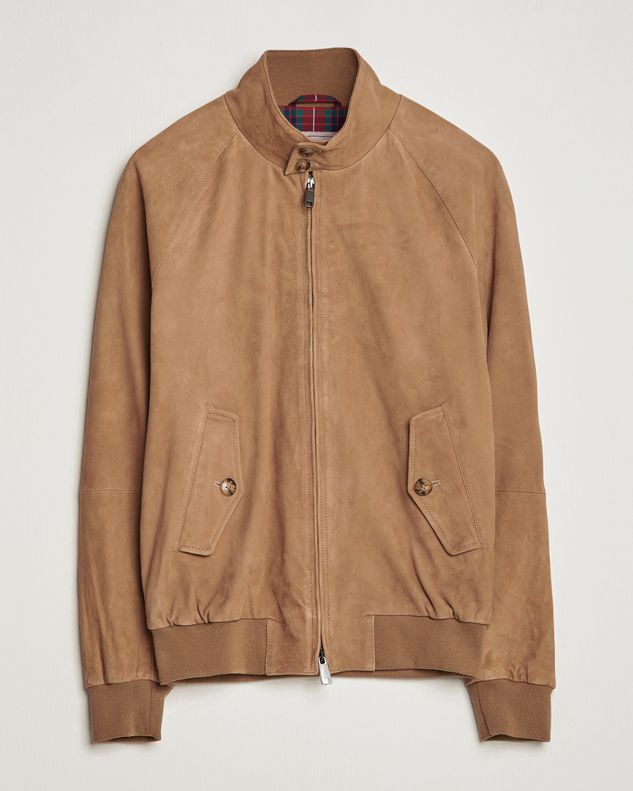 Herre | Jakker | Baracuta | G9 Suede Jacket Tobacco