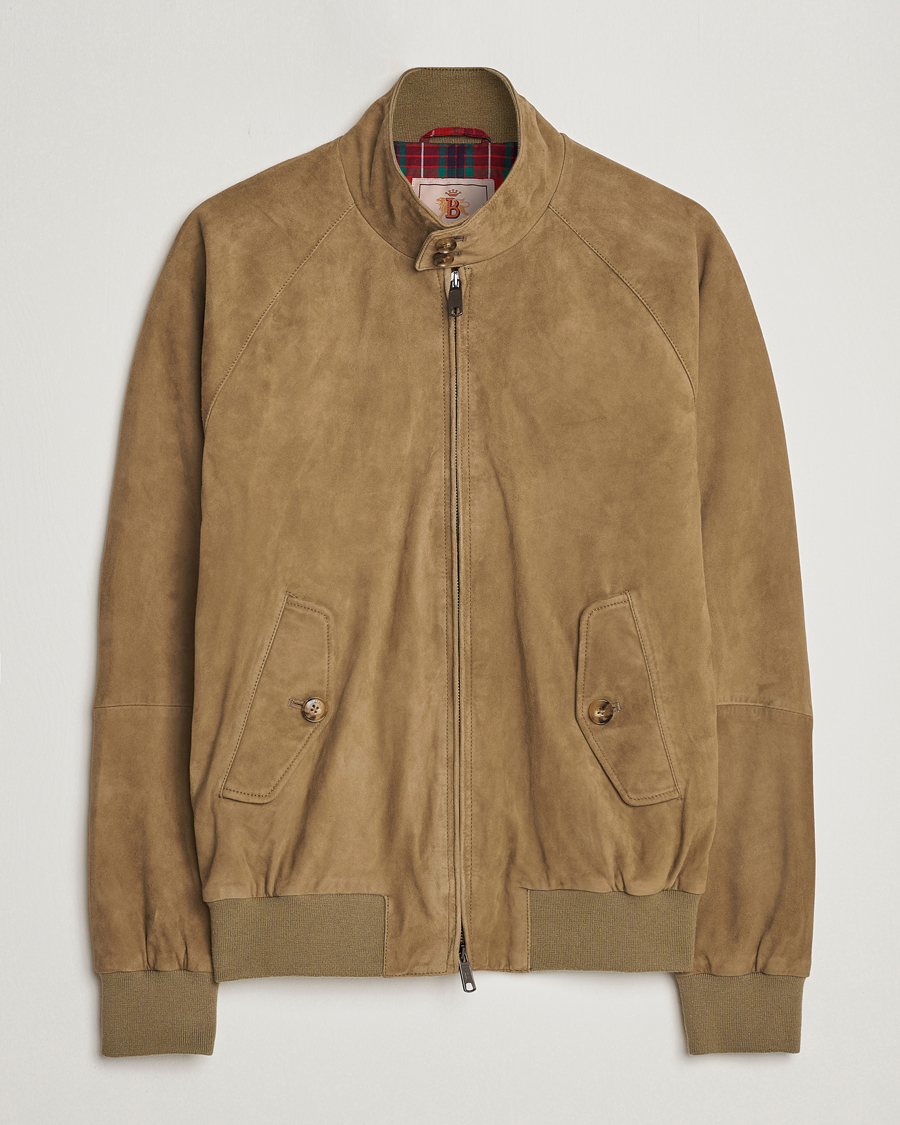Herre | Jakker | Baracuta | G9 Suede Jacket Bark