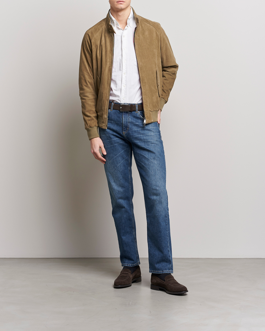 Herre | Jakker | Baracuta | G9 Suede Jacket Bark