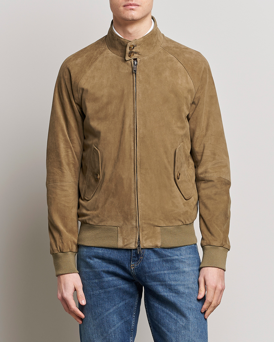 Herre | Jakker | Baracuta | G9 Suede Jacket Bark