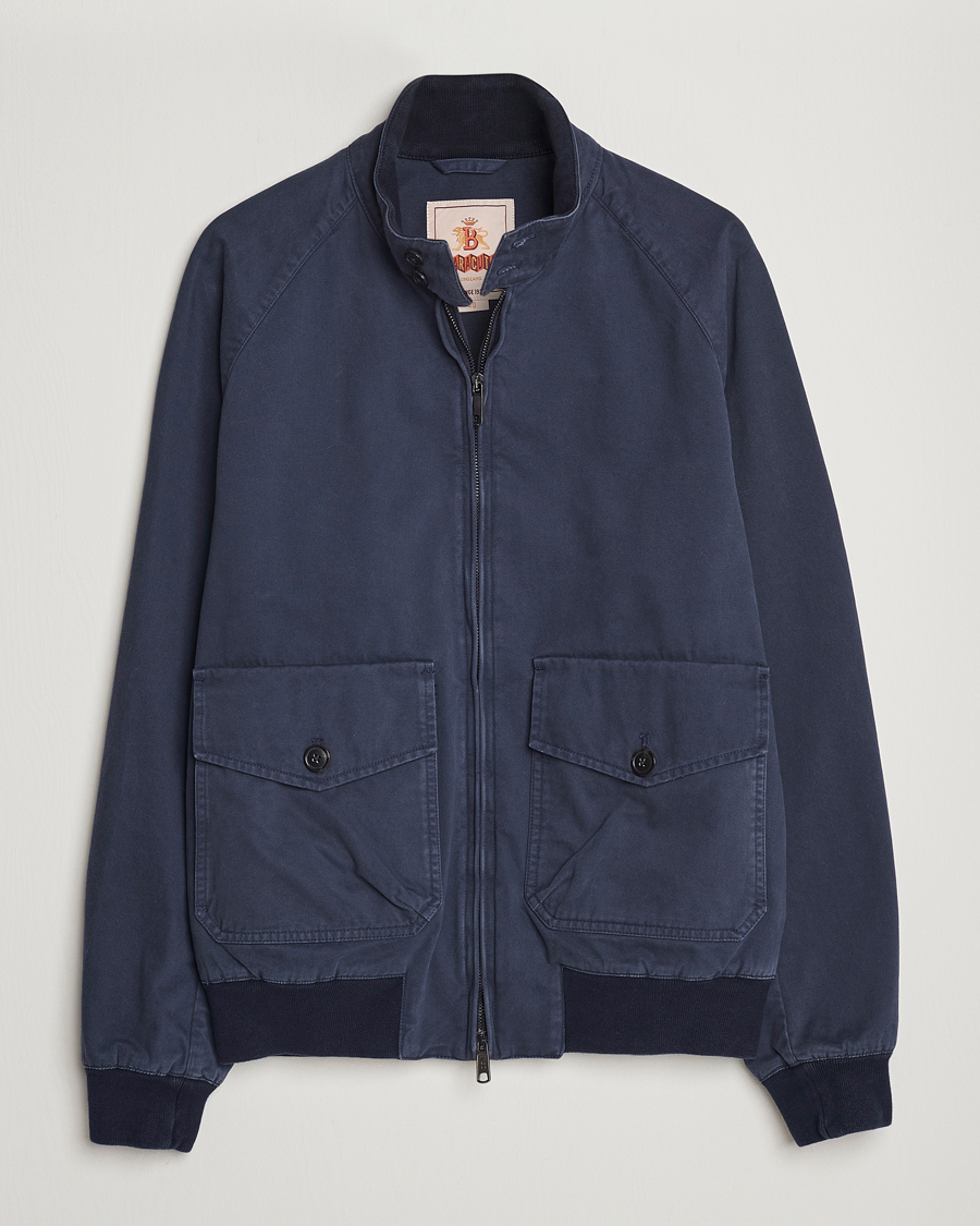 Herre | Jakker | Baracuta | Authentic Fit Pocket G9 Gabardine Jacket Navy