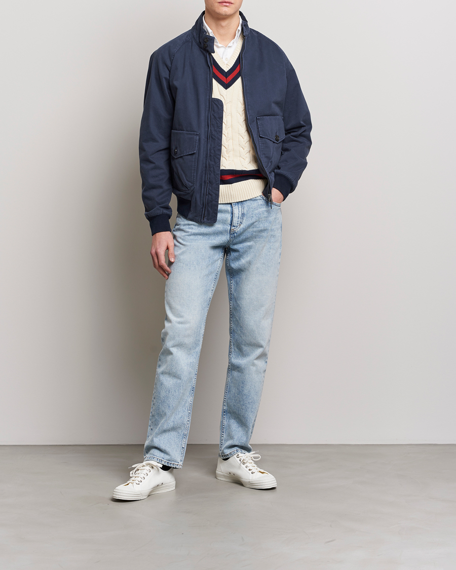 Herre | Jakker | Baracuta | Authentic Fit Pocket G9 Gabardine Jacket Navy