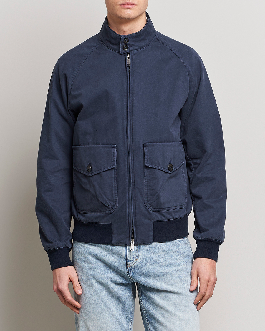 Herre | Jakker | Baracuta | Authentic Fit Pocket G9 Gabardine Jacket Navy