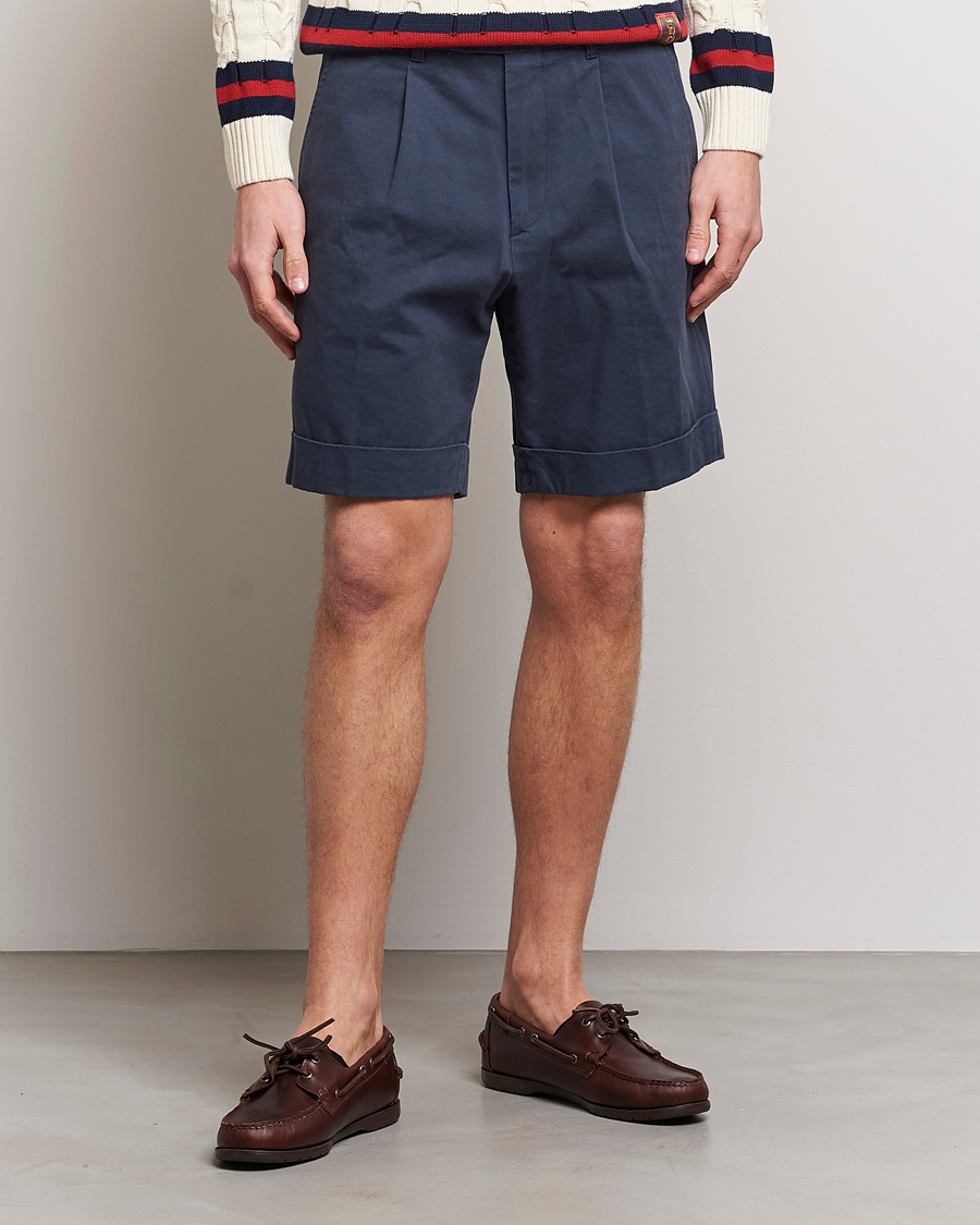 Herre | Chino shorts | Baracuta | Gabardine Chino Shorts Navy