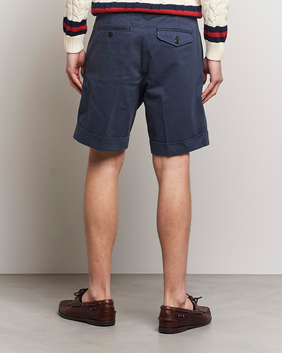Herre | Shorts | Baracuta | Gabardine Chino Shorts Navy