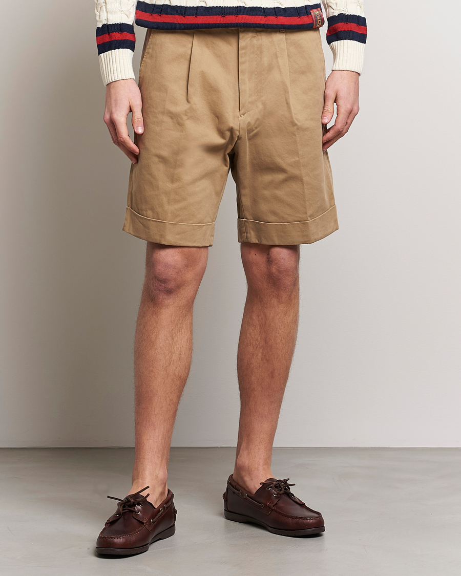 Herre | Shorts | Baracuta | Gabardine Chino Shorts Tan