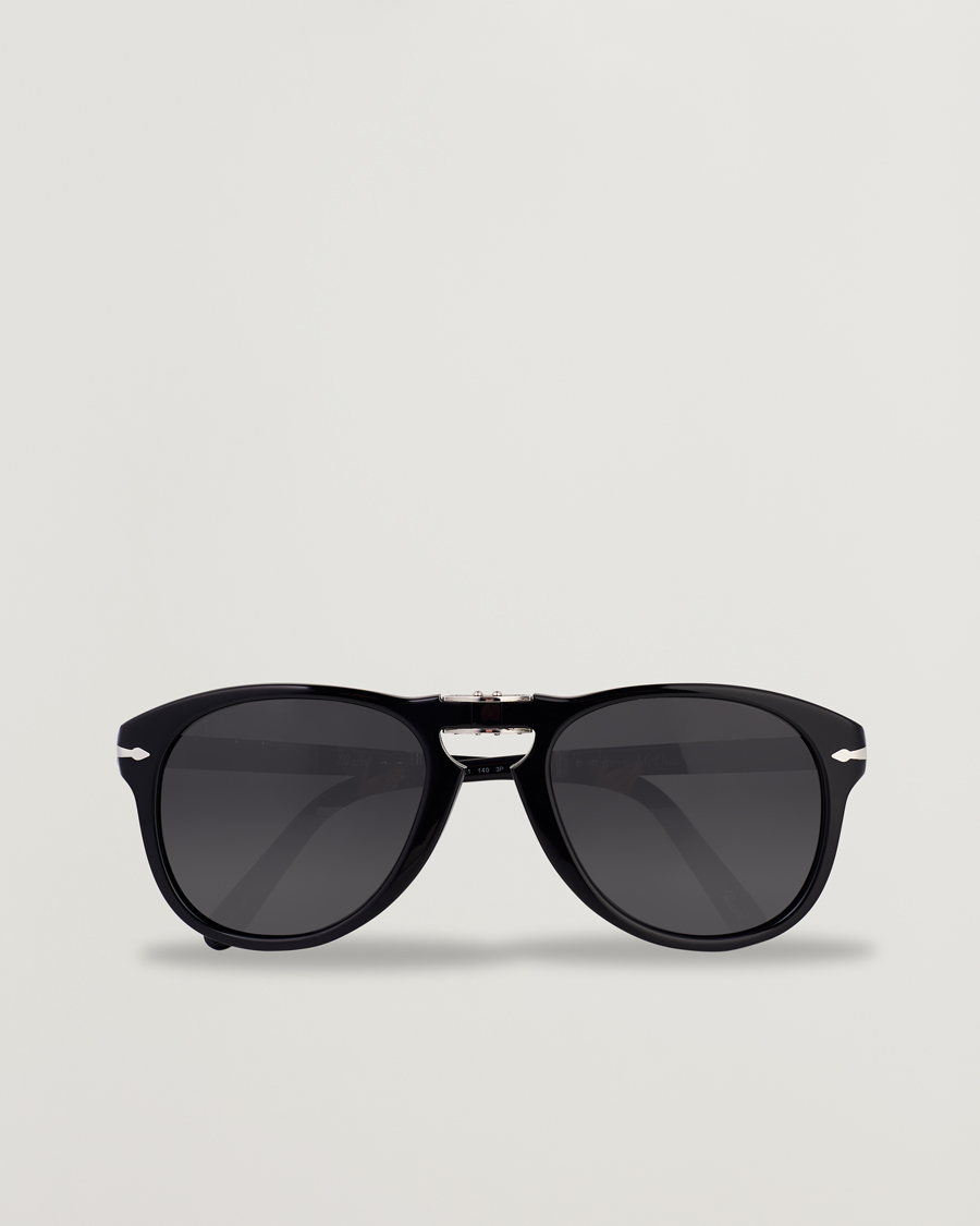 Herre | Persol 0PO0714 Steve McQueen Sunglasses Black | Persol | 0PO0714 Steve McQueen Sunglasses Black