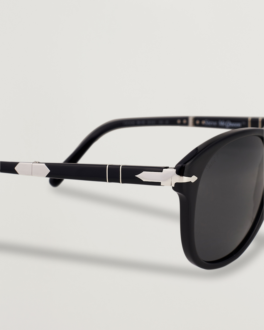 Herre | Persol 0PO0714 Steve McQueen Sunglasses Black | Persol | 0PO0714 Steve McQueen Sunglasses Black