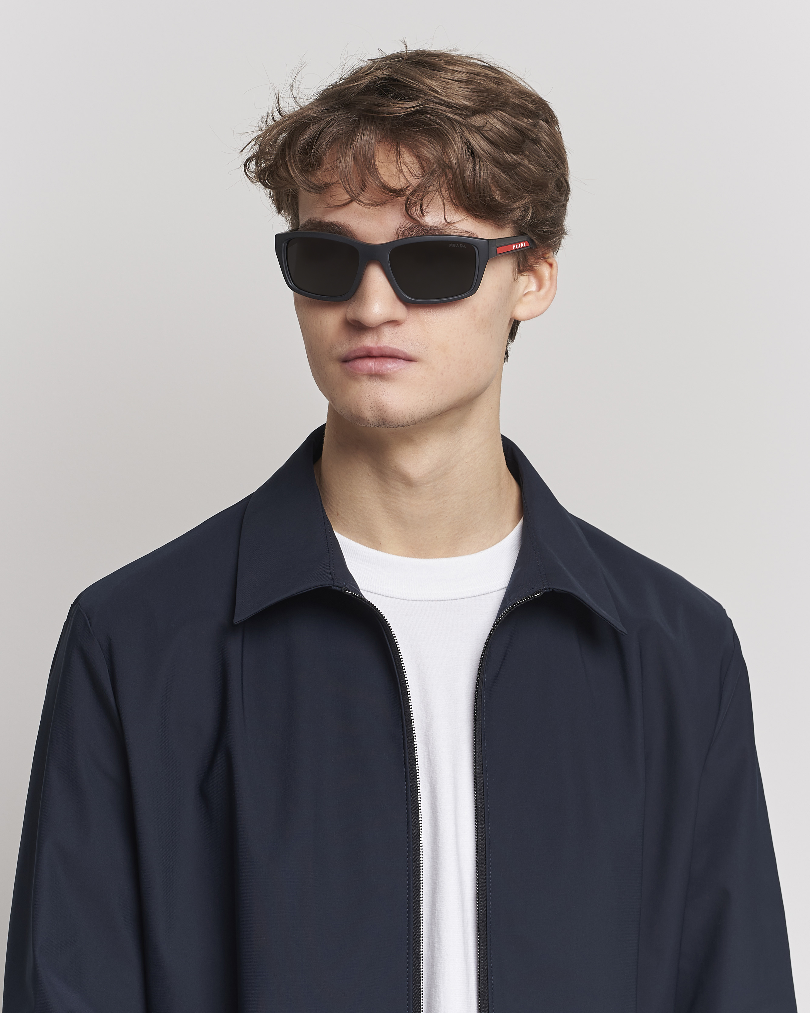 Herre | Prada Linea Rossa 0PS 04YS Sunglasses Matte Black | Prada Linea Rossa | 0PS 04YS Sunglasses Matte Black