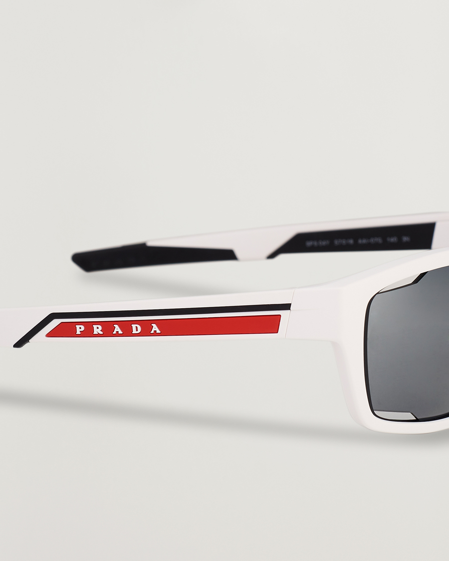 Herre | Prada Linea Rossa 0PS 04YS Sunglasses White | Prada Linea Rossa | 0PS 04YS Sunglasses White