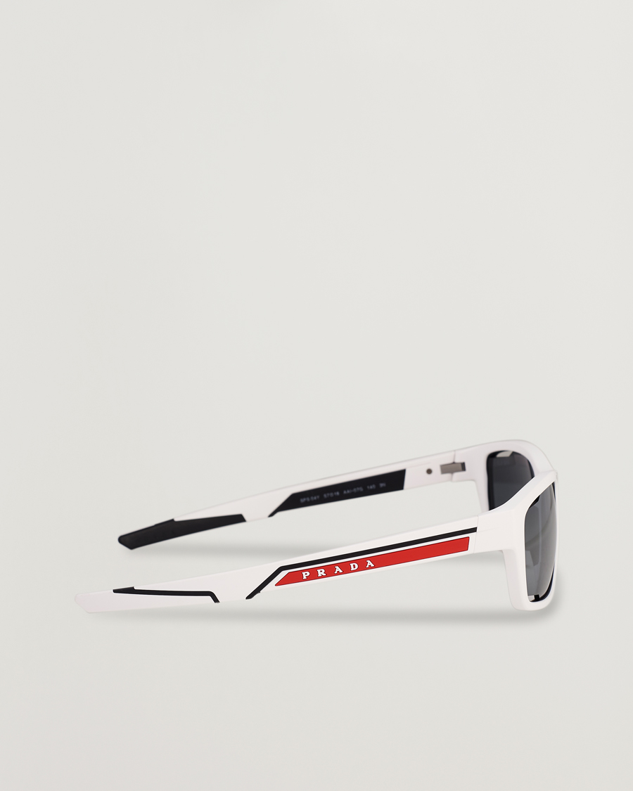 Herre | Prada Linea Rossa 0PS 04YS Sunglasses White | Prada Linea Rossa | 0PS 04YS Sunglasses White