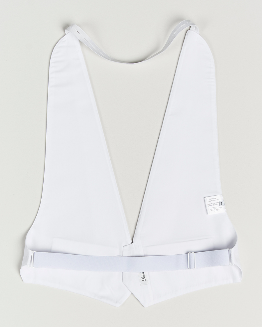 Herre | Business & Beyond | Stenströms | Extra Long Evening Waistcoat White