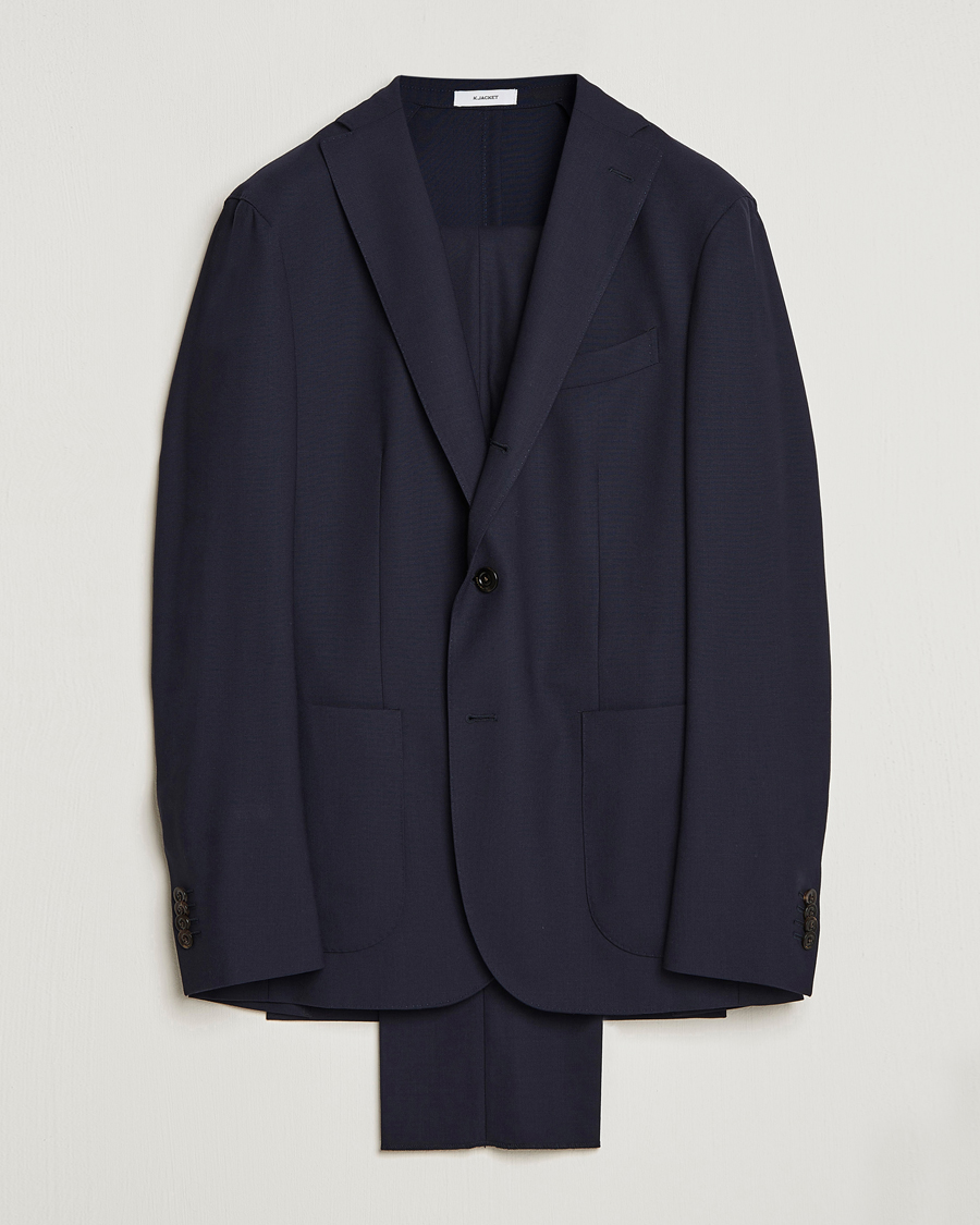 Herre | Jakkesæt | Boglioli | K Jacket Wool Suit Navy