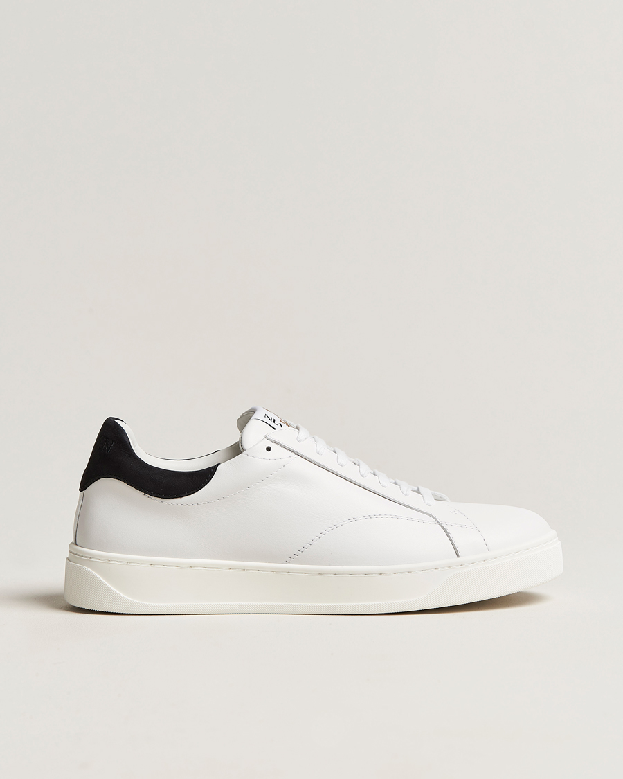 Herre | Lanvin DBB0 Plain Sneaker White/Black | Lanvin | DBB0 Plain Sneaker White/Black