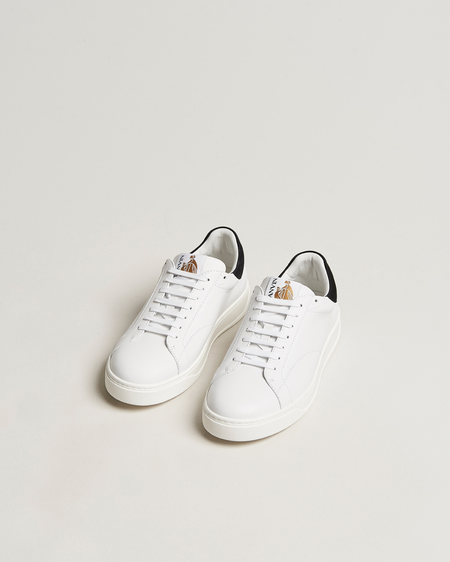 Herre | Lanvin DBB0 Plain Sneaker White/Black | Lanvin | DBB0 Plain Sneaker White/Black