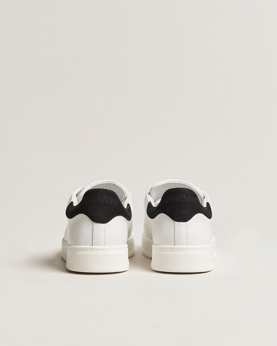 Herre | Lanvin DBB0 Plain Sneaker White/Black | Lanvin | DBB0 Plain Sneaker White/Black