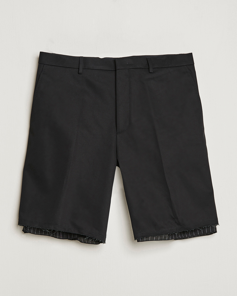 Herre | Shorts | Lanvin | Raw Edge Tailored Shorts Black