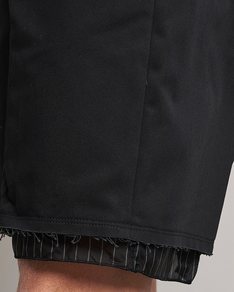 Herre | Shorts | Lanvin | Raw Edge Tailored Shorts Black