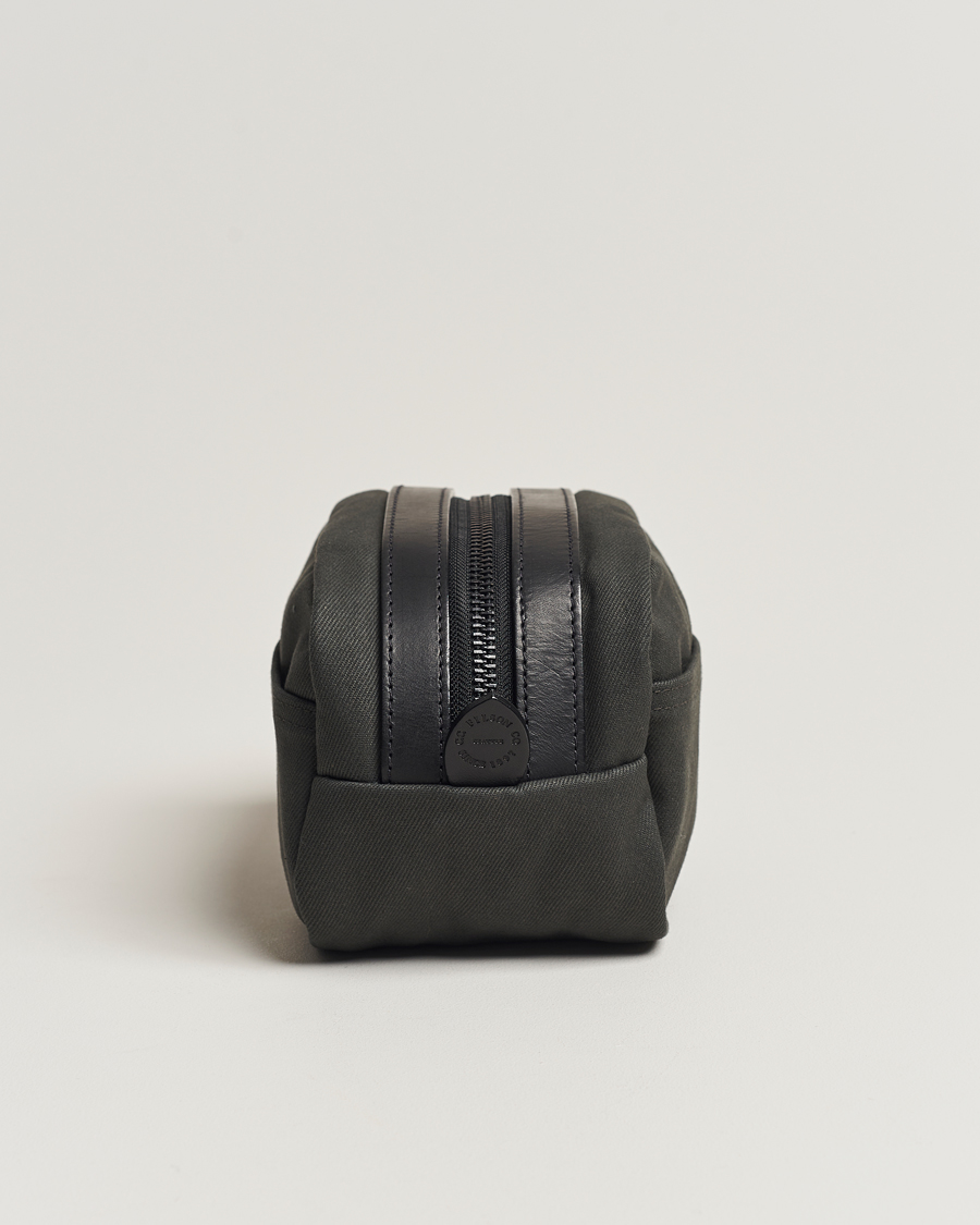 Herre | Filson Rugged Twill Travel Kit Faded Black | Filson | Rugged Twill Travel Kit Faded Black