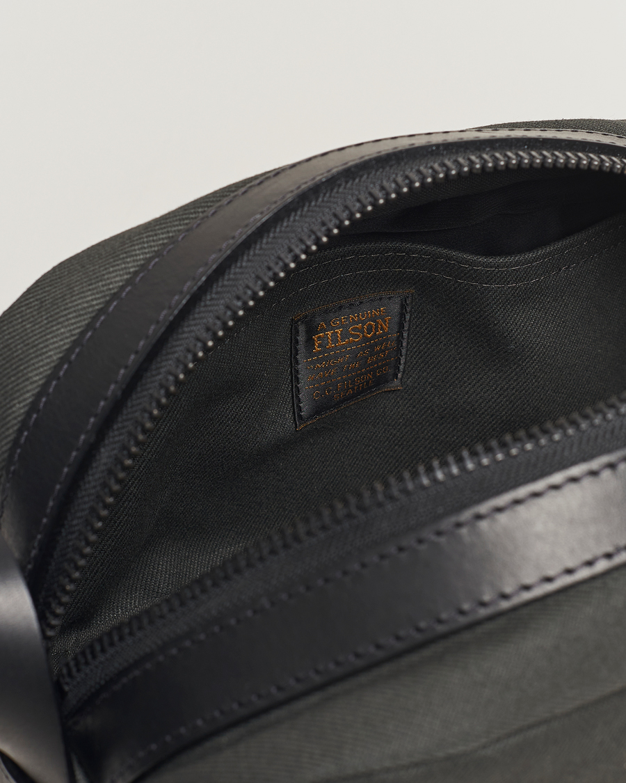 Herre | Filson Rugged Twill Travel Kit Faded Black | Filson | Rugged Twill Travel Kit Faded Black