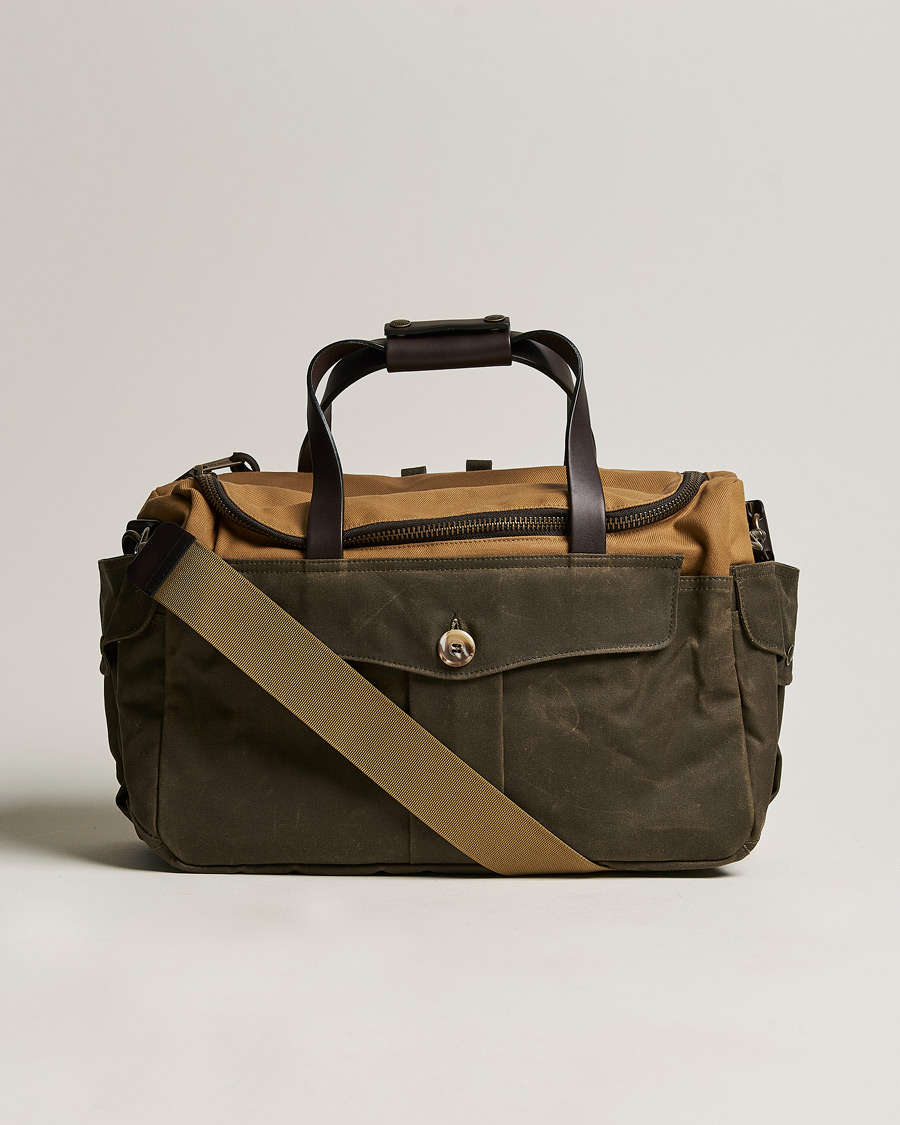 Herre | Filson Heritage Sportsman Bag Tan/Otter Green | Filson | Heritage Sportsman Bag Tan/Otter Green