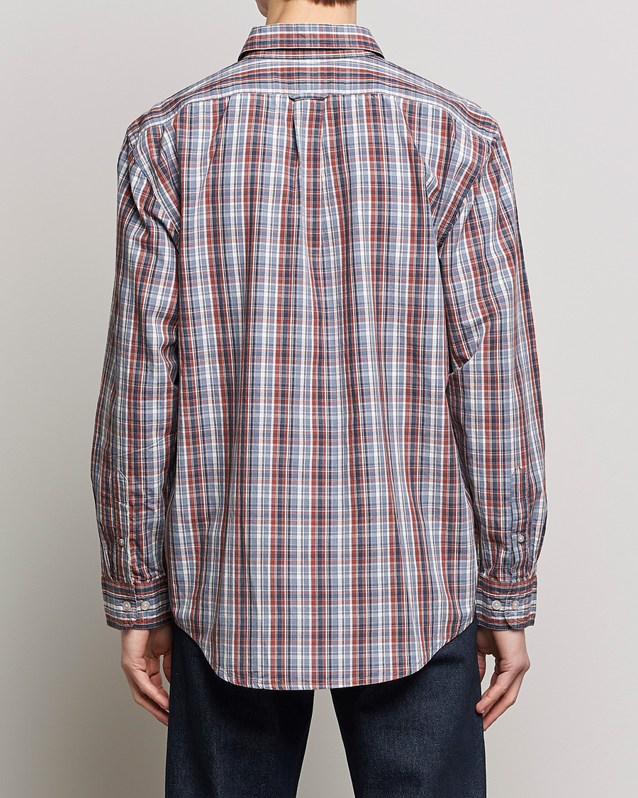 Herre | Skjorter | Filson | Washed Feather Cloth Shirt Navy/Iron/Ivory