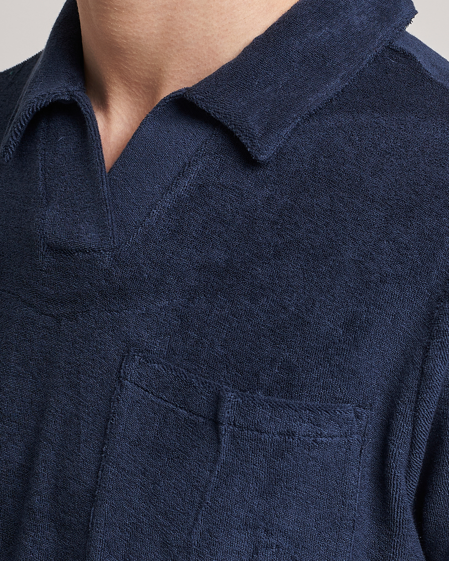 Herre | Polotrøjer | The Resort Co | Terry Polo Shirt Navy