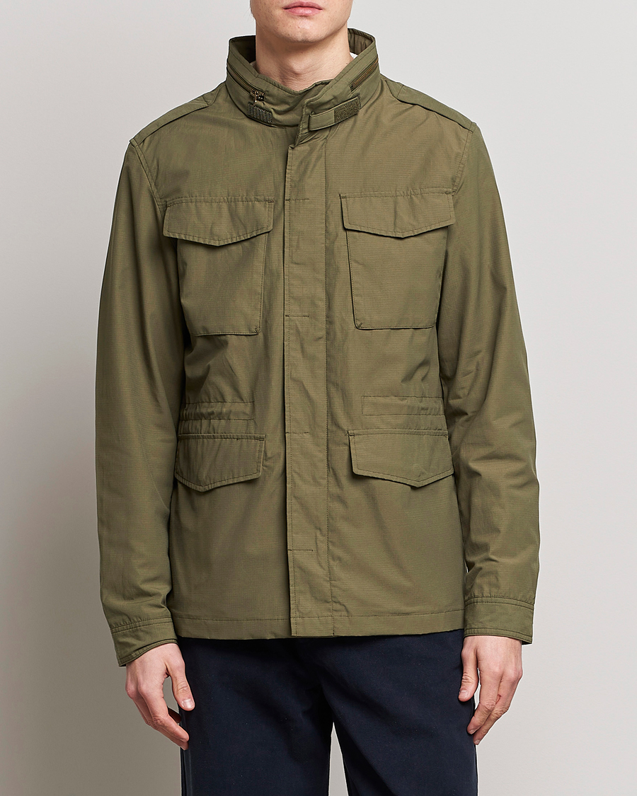 jeg er enig Barcelona hjem A Day's March Barnett M65 Jacket Olive - CareOfCarl.dk