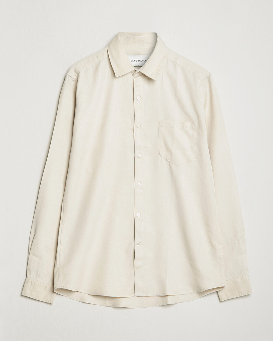 Herre | Skjorter | A Day's March | Daintree Tencel Shirt Sand